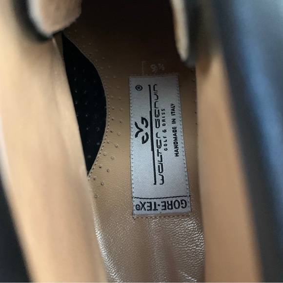 Walter Genuin Black Golf Boots Size 9.5 - Picture 6 of 11